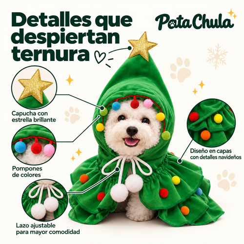 Disfraz Navideño Para Perros